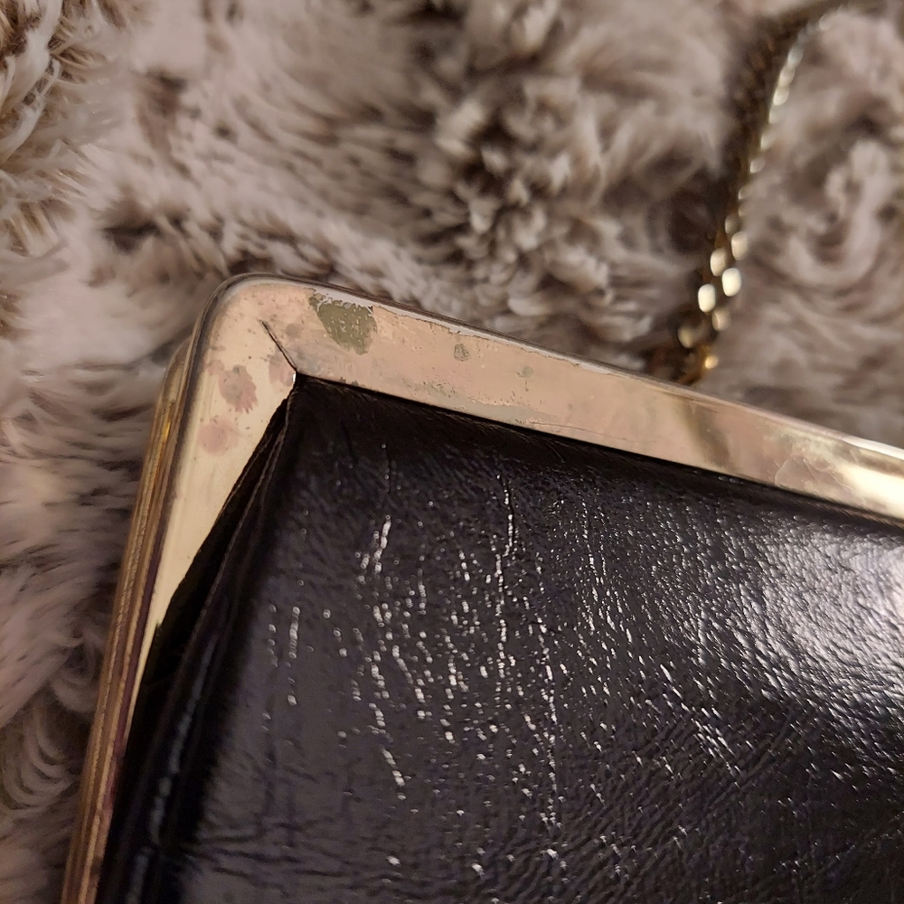 ✨️Vtg ' Ande' Leather Cocktail Purse - Picture 6 of 6